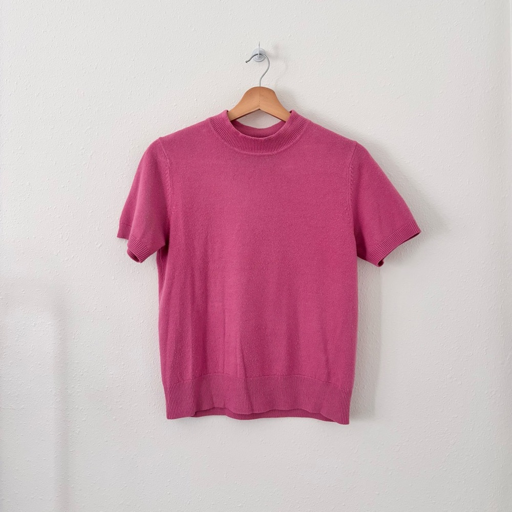 Sag Harbor Pink Short Sleeve Top